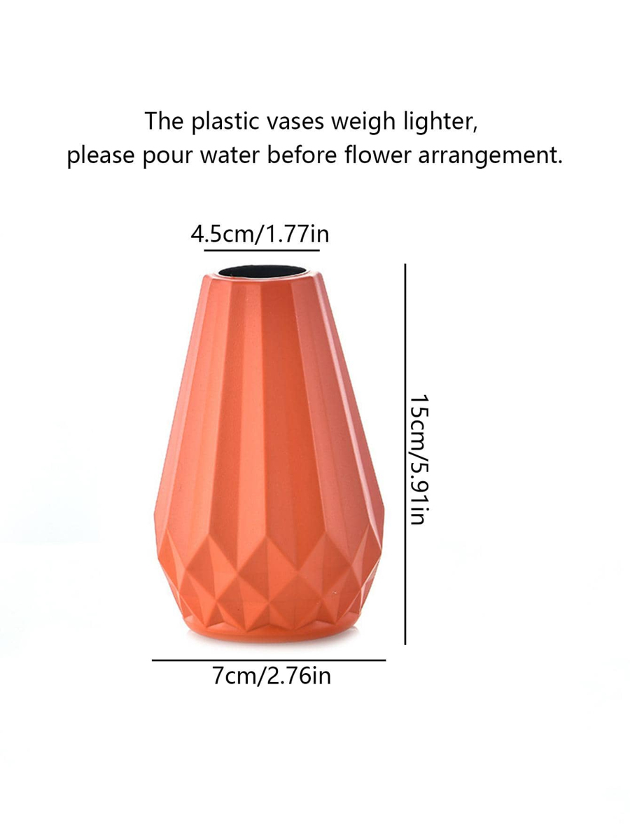 1pc Flower Vase, Modern Minimalist Style Dining Table Decor, Handmade