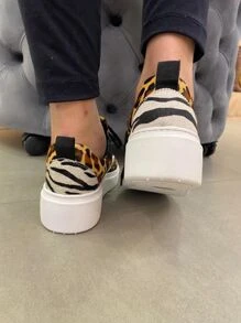Women Wedge Sneakers - Nhiều màu - Xem 4