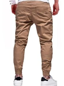 Men Pants - 黑色 - 查看 6
