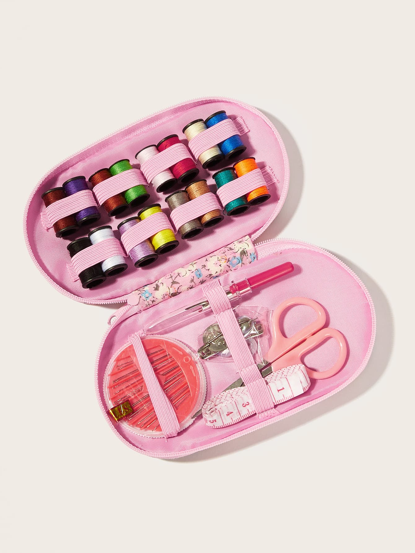 21入組便攜式旅行多功能縫紉包 - 彩色 - 查看 1