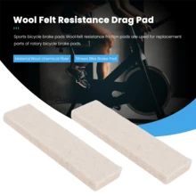 15 Pcs Exercise Bike Brake Pads Wool Felt Resistance Drag Pad for Spinning Bike Brake Pads Replacement Part - Beige - View 4