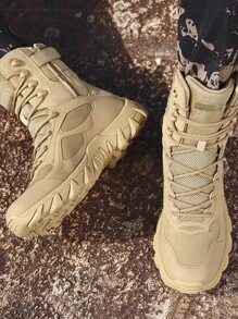 1 par Botas de montaña camello de hombres impermeable para exterior paseo montañismo deportivo - Camel - Ver 2