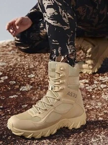 1 par Botas de montaña camello de hombres impermeable para exterior paseo montañismo deportivo - Camel - Ver 3