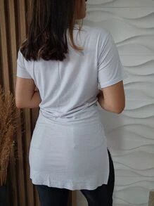 Women T-Shirts - 白色 - 查看 2