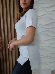 Women T-Shirts - 白色 - 查看 3