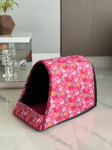 Cama Toca Iglu para Cachorro e Gato pet casinha P a G - Rosa chiclete - Visão 4