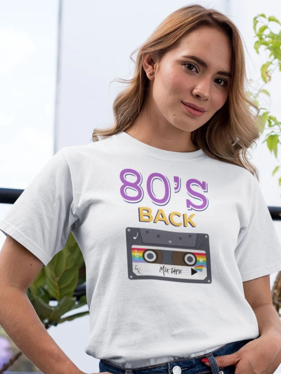 Women T-Shirts - 白色 - 查看 1