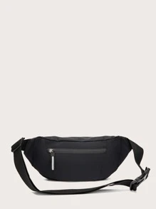 Simple Casual Solid Color Waist Bag