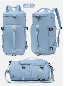 Sports Bag - Màu xanh nhạt - Xem 2