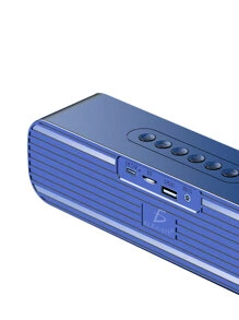 Reloj Digital Despertador C/Alarma Radio Bocina Con Luz Bluetooth - Multicolor - Ver 4