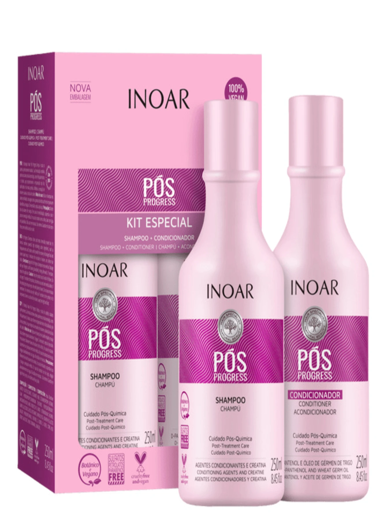 Inoar Shampoos & Conditioners - Màu Hồng baby - Xem 1