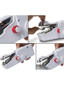 Maquina de coser de mano portatil mini cosedora de bolsillo - Blanco - Ver 2