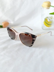 Women Fashion Glasses - 米色 - 查看 4