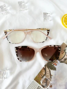 Women Fashion Glasses - 米色 - 查看 2