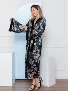 Women Kimonos - 黑色 - 查看 3