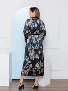 Women Kimonos - 黑色 - 查看 4