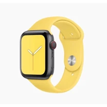 Correa para Smartwatch, deportiva de Silicón - Amarillo - Ver 10