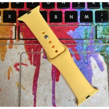 Correa para Smartwatch, deportiva de Silicón - Amarillo - Ver 9