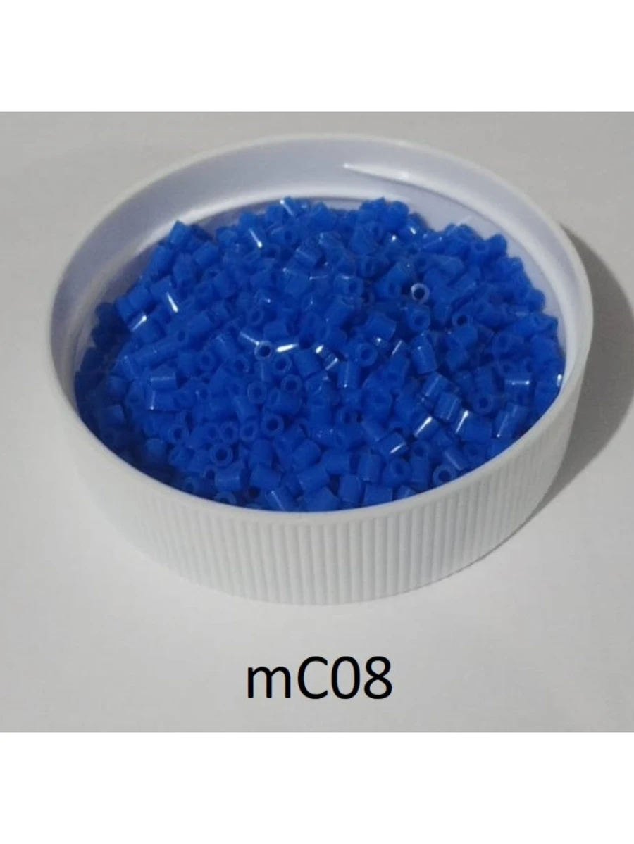 1000 piezas de hama beads mini de 2.6mm Artkal Perler Hama beads Azul - azul real - Ver 1