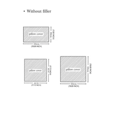 1 vỏ đệm chần bông hình học không có chất độn - Màu tím hoa cà - Xem 6