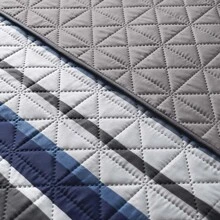 Novo Light Duvet Prints To Choose From Double View - Blue - View 3