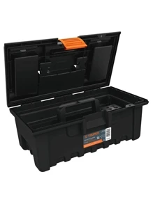 Caja para herramienta de 14" con compartimentos, Truper 11139 - Negro - Ver 4