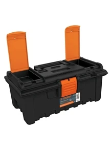 Caja para herramienta de 14" con compartimentos, Truper 11139 - Negro - Ver 5