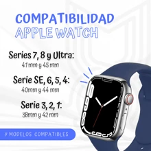 Correa para Smartwatch, deportiva de Silicón - Amarillo - Ver 8