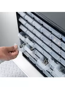 Organizer With 64 Drawers, Truper10895 - 黑色 - 查看 4