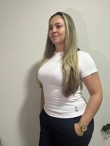 Women T-Shirts - 香檳色 - 查看 2