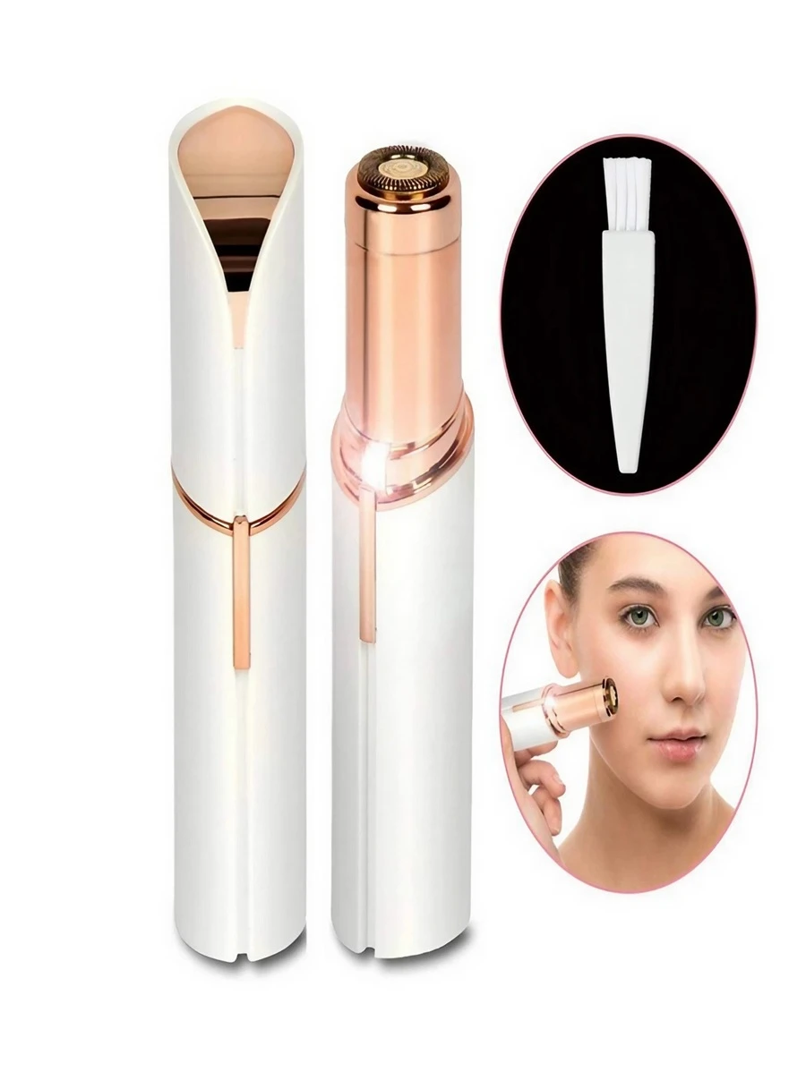 Depilador Facial Suave Recargable Removedor de Vello - Blanco - Ver 1