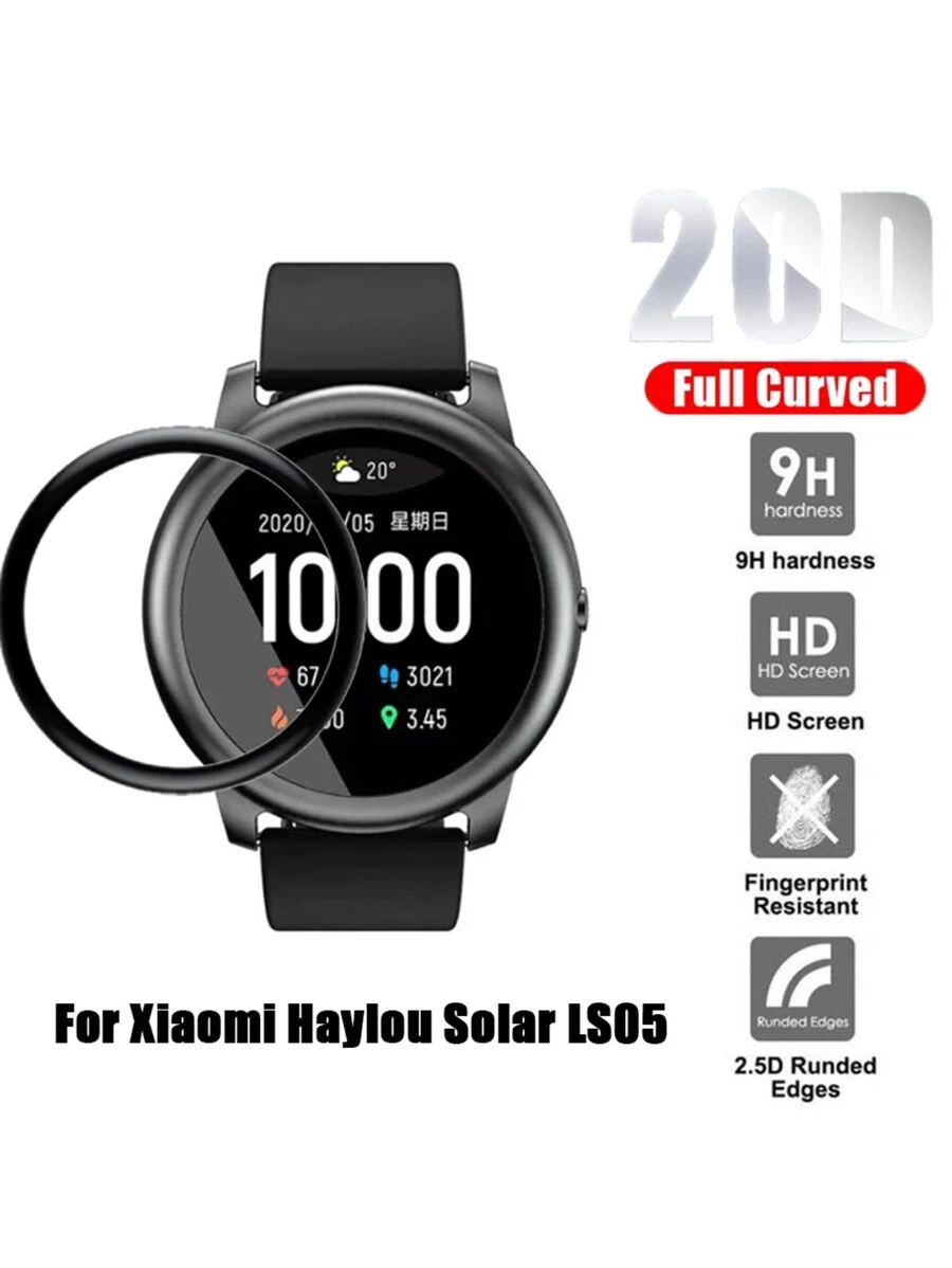 Película Nano 3D protetor de tela compativel Haylou solar ls05 - Preto - Visão 1