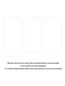 3 件装防静电手机屏幕保护钢化膜适用于三星易于安装高清清晰、无气泡、防刮擦和防碎钢化玻璃屏幕保护膜超高清礼物，适合生日/复活节/总统日/圣诞节/家人/朋友/男孩/女朋友 - 無色 - 查看 3