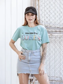 Women T-Shirts - 綠色 - 查看 2