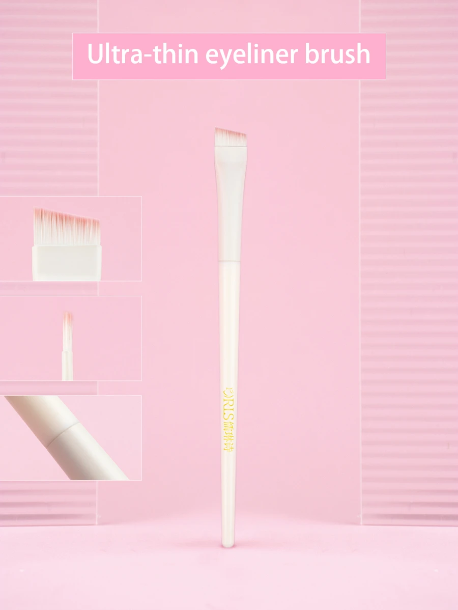 化妝刷,專業化妝刷眉刷美妝工具化妝刷 - 白色 - 查看 1