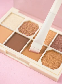 化妝刷,專業化妝刷眉刷美妝工具化妝刷 - 白色 - 查看 3