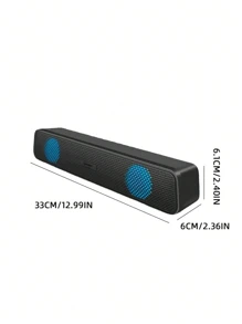 RGB燈立體聲環繞無綫音箱 - 黑色 - 查看 6