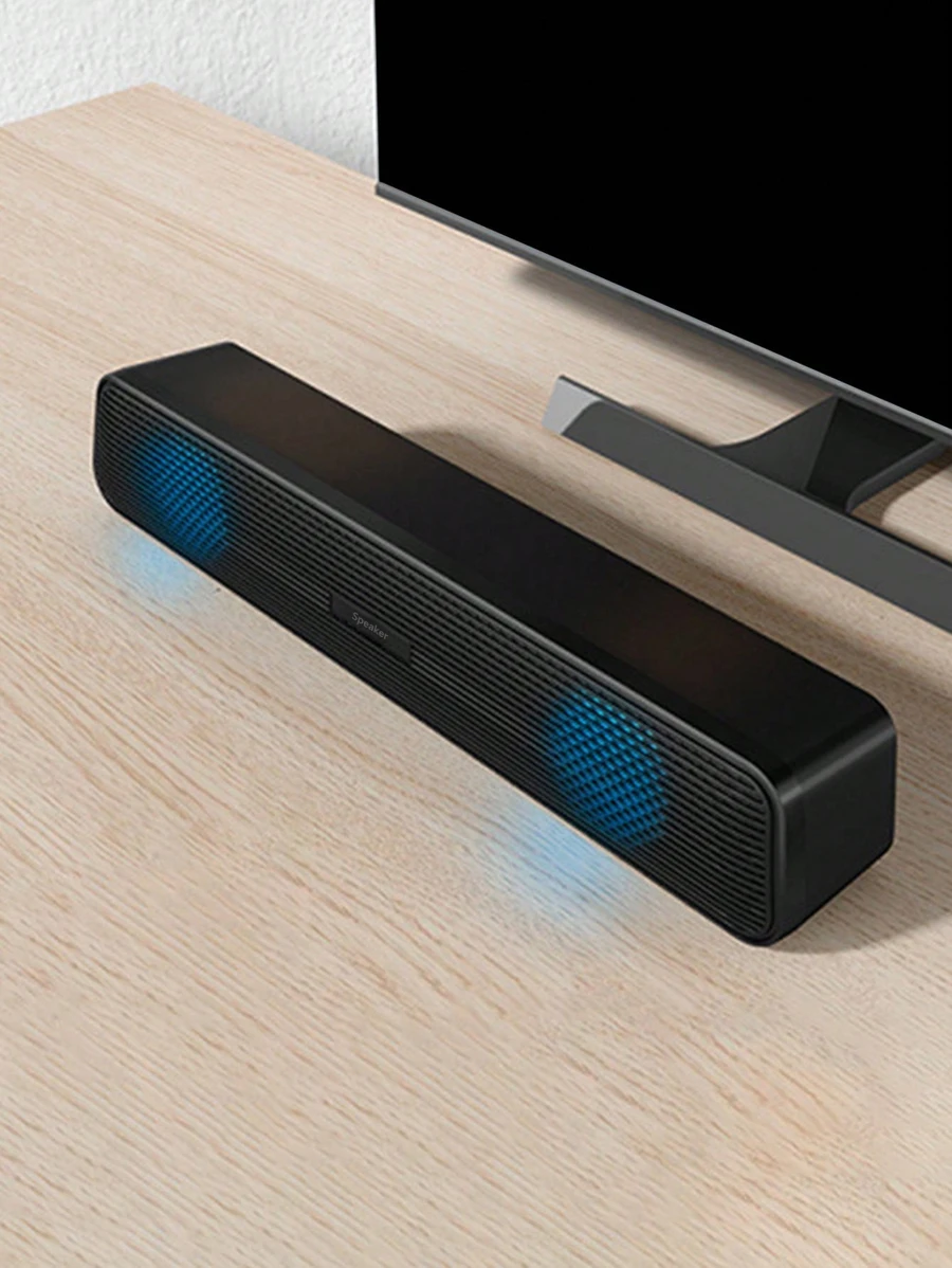 RGB燈立體聲環繞無綫音箱 - 黑色 - 查看 1