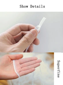 1pc Self Adhesive Window Screen - White - View 5