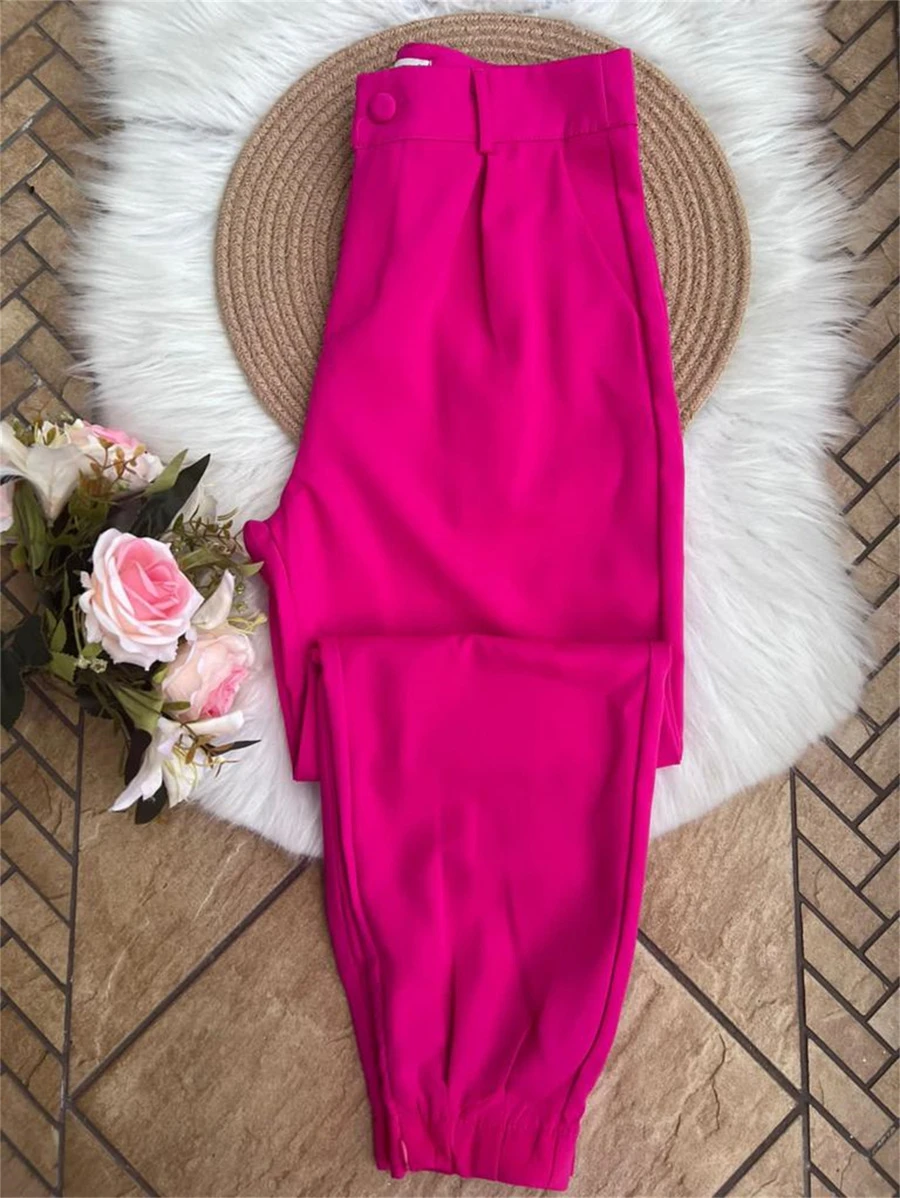 Women Pants - Màu Hồng Tươi - Xem 1