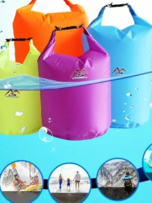1 Miếng Không thấm nước Túi Bucket Khô Đối với Chèo thuyền kayak bờ biển Rafting Đi bộ du lịch Cắm trại Lặn Bơi lội Câu cá  Thể thao dưới Nước Cái túi Ngày lễ Cái túi Ngày lễ Cho mùa hè Đối với Kỳ nghỉ - trái cam - Xem 2
