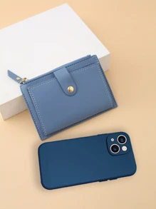 Women Simple Wallet PU Leather Female Purse Mini Solid Multi-Card Holder Coin Purse Bag Present Gifts For Teachers