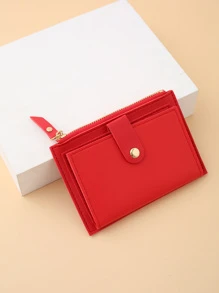 Portofel simplu pentru femei, din piele PU, pentru femei, mini suport pentru carduri multiple, portmonee, accesorii cadou