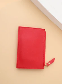 Portofel simplu pentru femei, din piele PU, pentru femei, mini suport pentru carduri multiple, portmonee, accesorii cadou