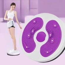 1入組雙色腰和腹部健身訓練扭曲機器 - 玫瑰紅 - 查看 1