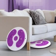 1入組雙色腰和腹部健身訓練扭曲機器 - 玫瑰紅 - 查看 4