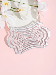 1 pieza Sobre DIY Troquel de corte - Plateado - Ver 2