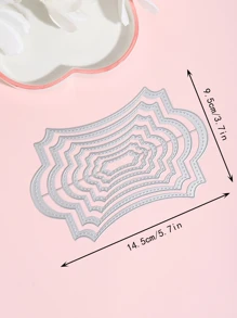 1 pieza Sobre DIY Troquel de corte - Plateado - Ver 5