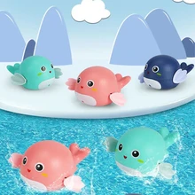 1pc Plastic Bathtub Toy, Cute Random Color Whale Design Bath Toy For Kids