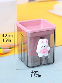 1 pieza Sacapuntas al azar con estampado de dibujos animados - Multicolor - Ver 6